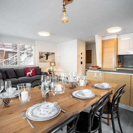 Modern Apartment With Matterhorn View Zermatt Bagian luar foto